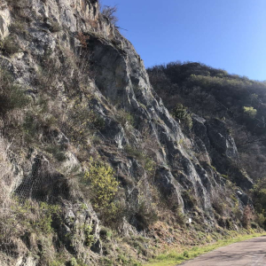 pareti rocciose nella località Rocca di Roffeno