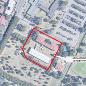 Planimetria e identificazione porzione di area oggetto di intervento