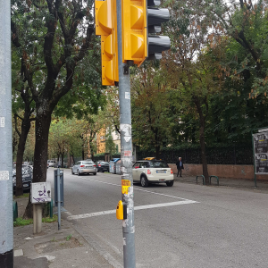 semaforo con dispositivo per ipovedenti