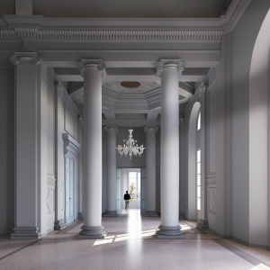 Villa Aldini - Rendering Progetto Riqualificazione Interno